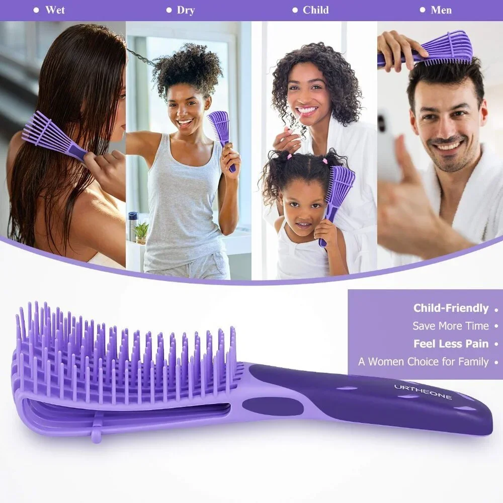 Detangling Hair Brush, Detangling brush for Adults and Kids, Comb Set for Kinky